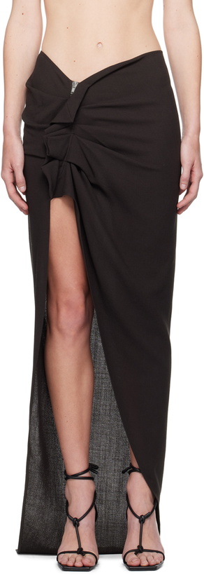 Photo: Rick Owens Gray Porterville Edfu Maxi Skirt