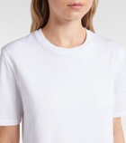 Alaïa Peplum cotton jersey T-shirt