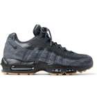 Nike - Air Max 95 SE Mesh, Leather and Suede Sneakers - Men - Navy