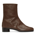 Maison Margiela Brown Tabi Boots