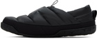 The North Face Gray Nuptse Mules