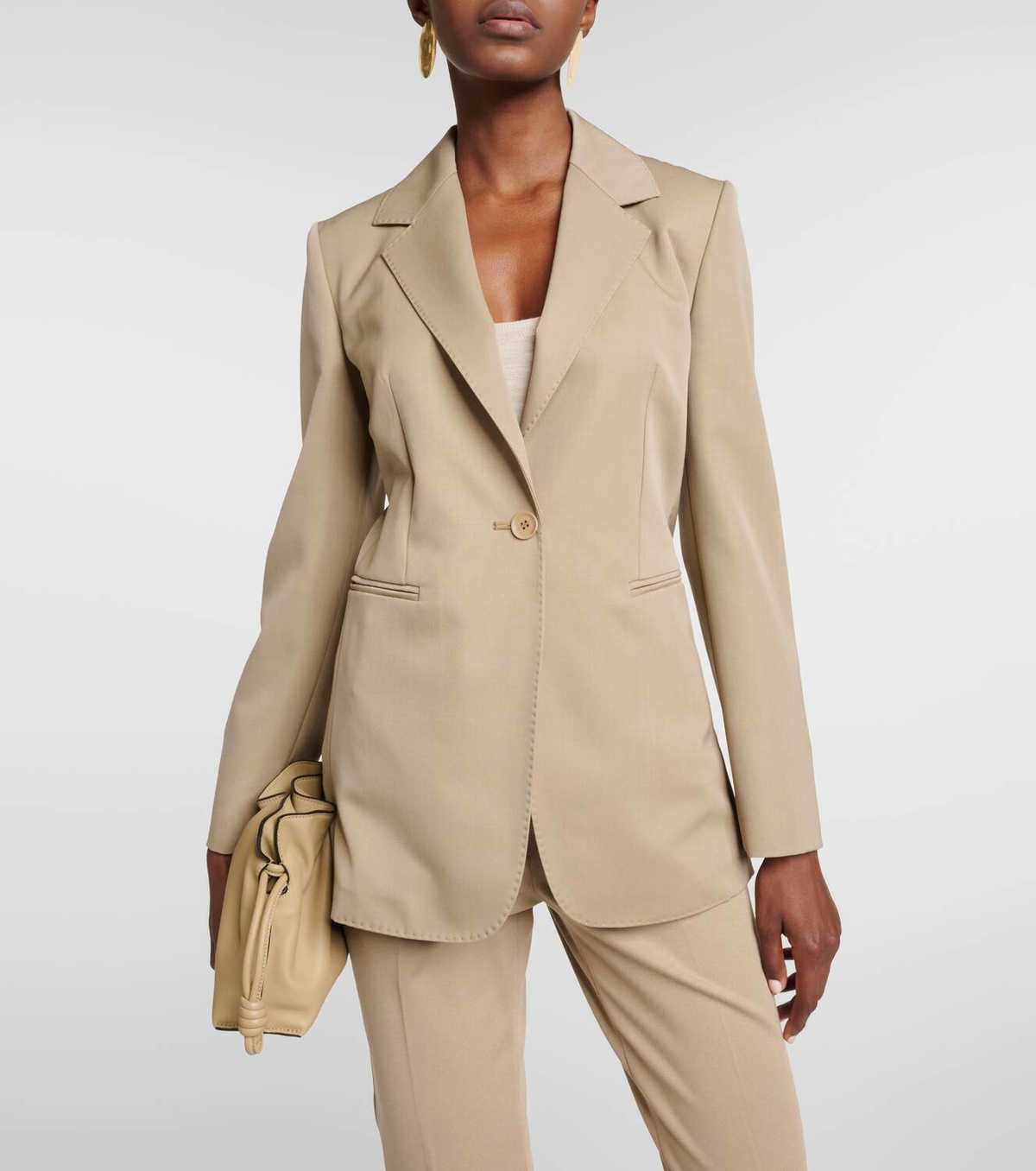 Max Mara Sandalo wool and mohair blazer Max Mara