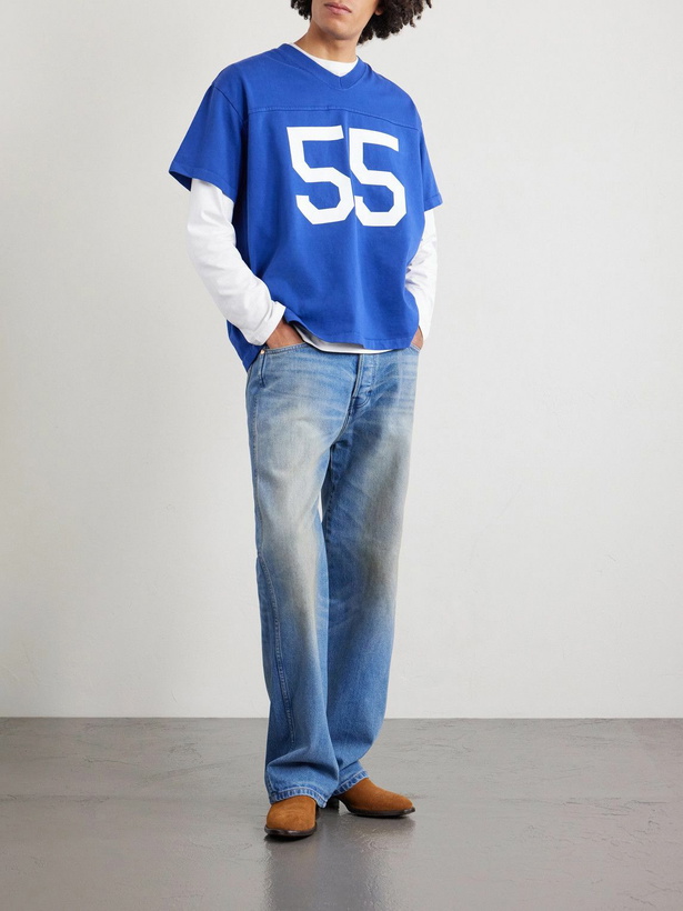 Photo: Cherry Los Angeles - Wrangler Wide-Leg Jeans - Blue