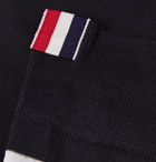 Thom Browne - Striped Cotton-Blend Socks - Blue