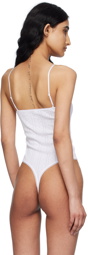 Cou Cou White 'The Bodysuit' Bodysuit