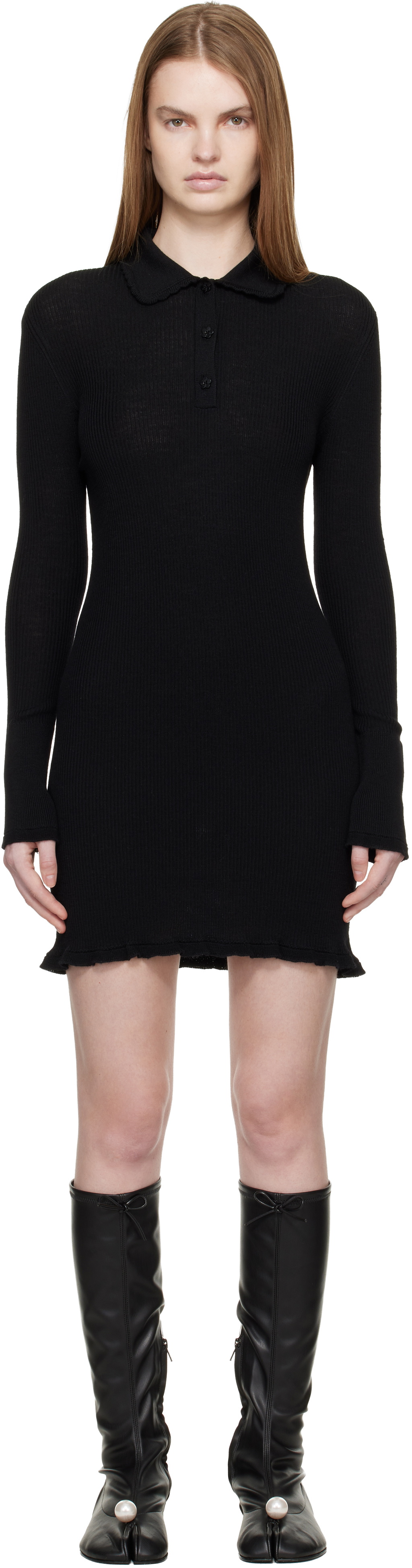 Cecilie Bahnsen Black Botka Minidress
