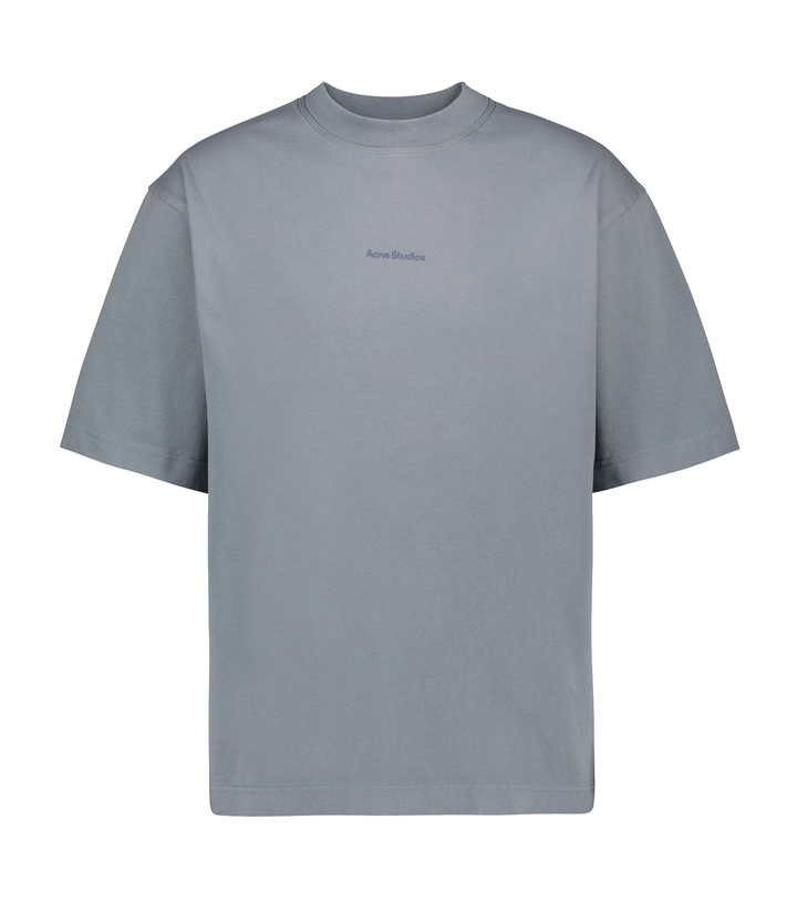 Photo: Acne Studios - Short-sleeved logo cotton T-shirt