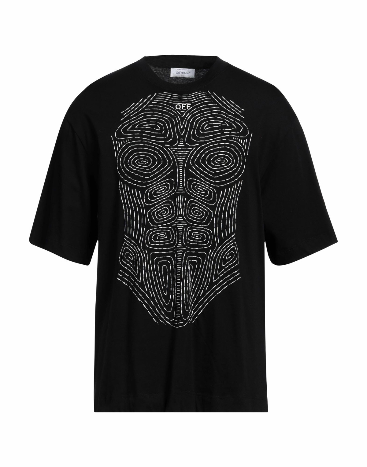 Off-white Mens T-shirt in Black