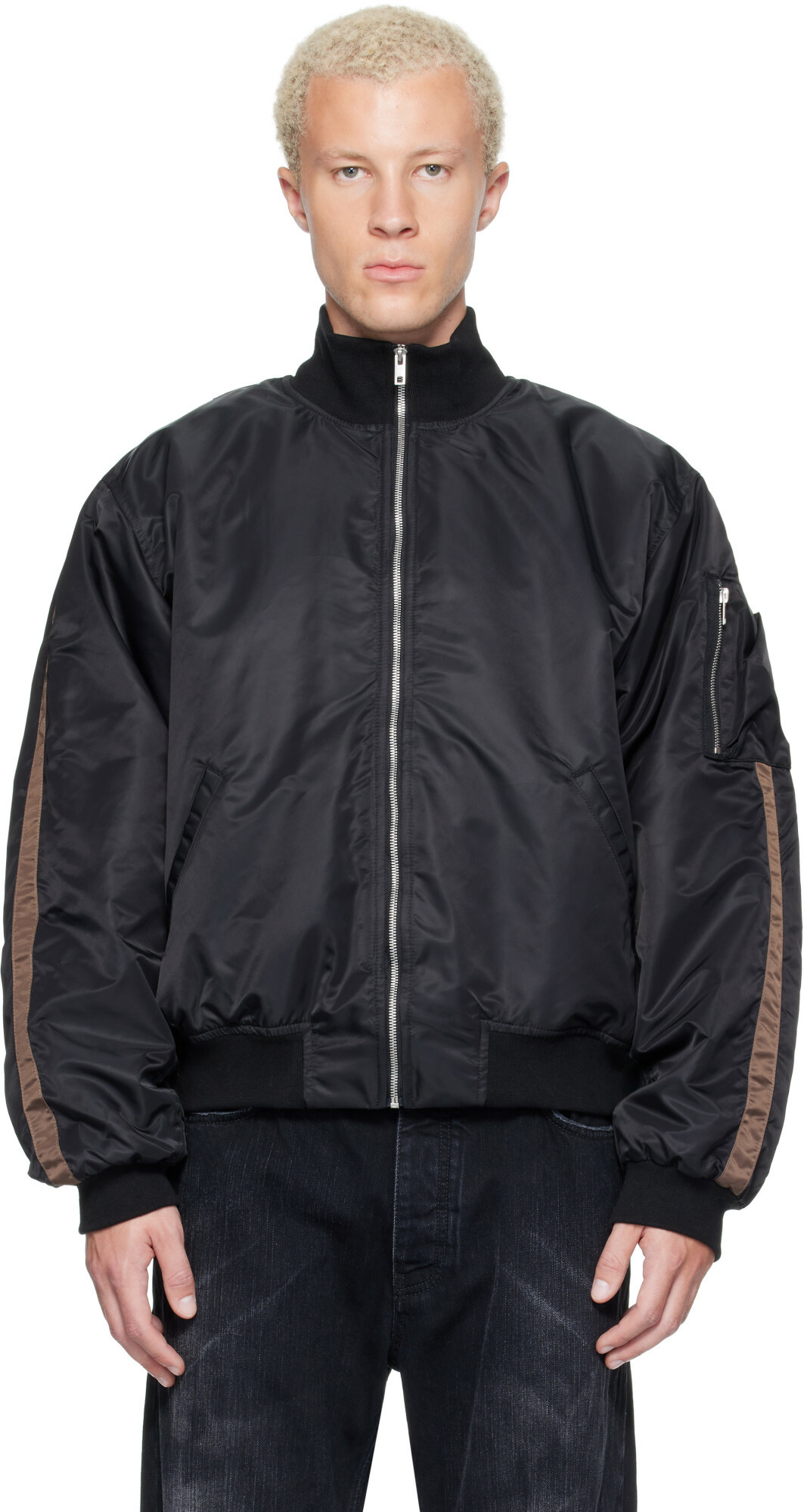 ALEXANDER DIGENOVA Black RL Bomber Jacket