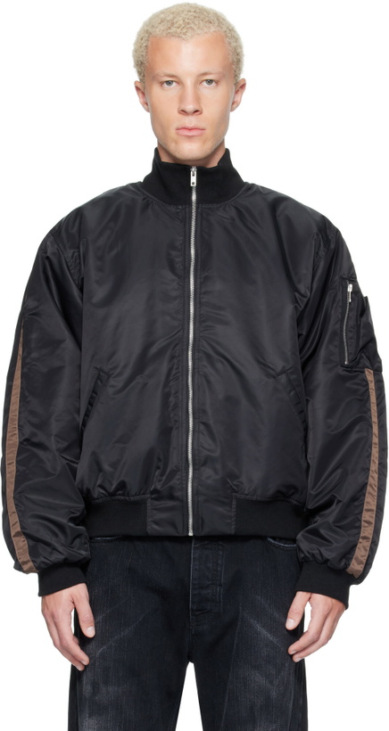 Photo: ALEXANDER DIGENOVA Black RL Bomber Jacket