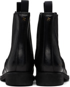 Golden Goose Black Leather Chelsea Boots