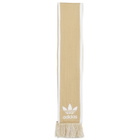 Adidas Football Scarf in Magic Beige 