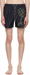 Vivienne Westwood Navy Line Orb Swim Shorts