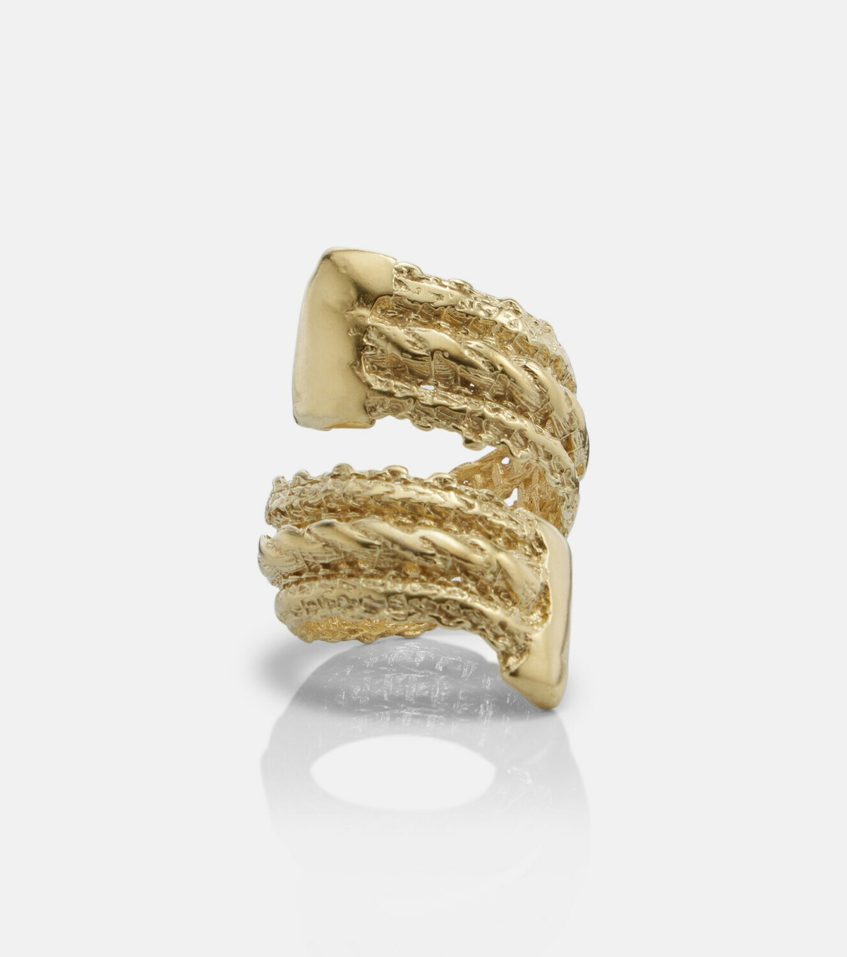 Ysso Aella 24kt gold-plated ring