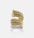 Ysso Aella 24kt gold-plated ring