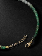 JIA JIA - Arizona Ombre Set of Two 14-Karat Gold, Emerald and Sapphire Bracelets