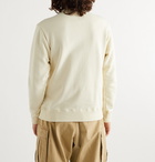 Undercover - Appliquéd Printed Loopback Cotton-Jersey Sweatshirt - Neutrals