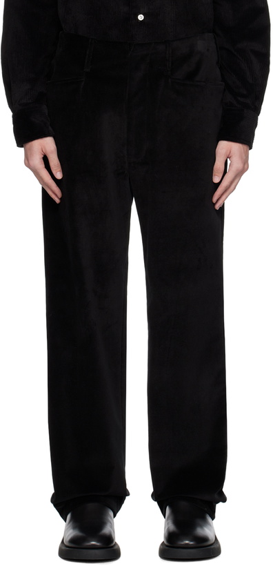 Photo: Factor's Black Machine Trousers
