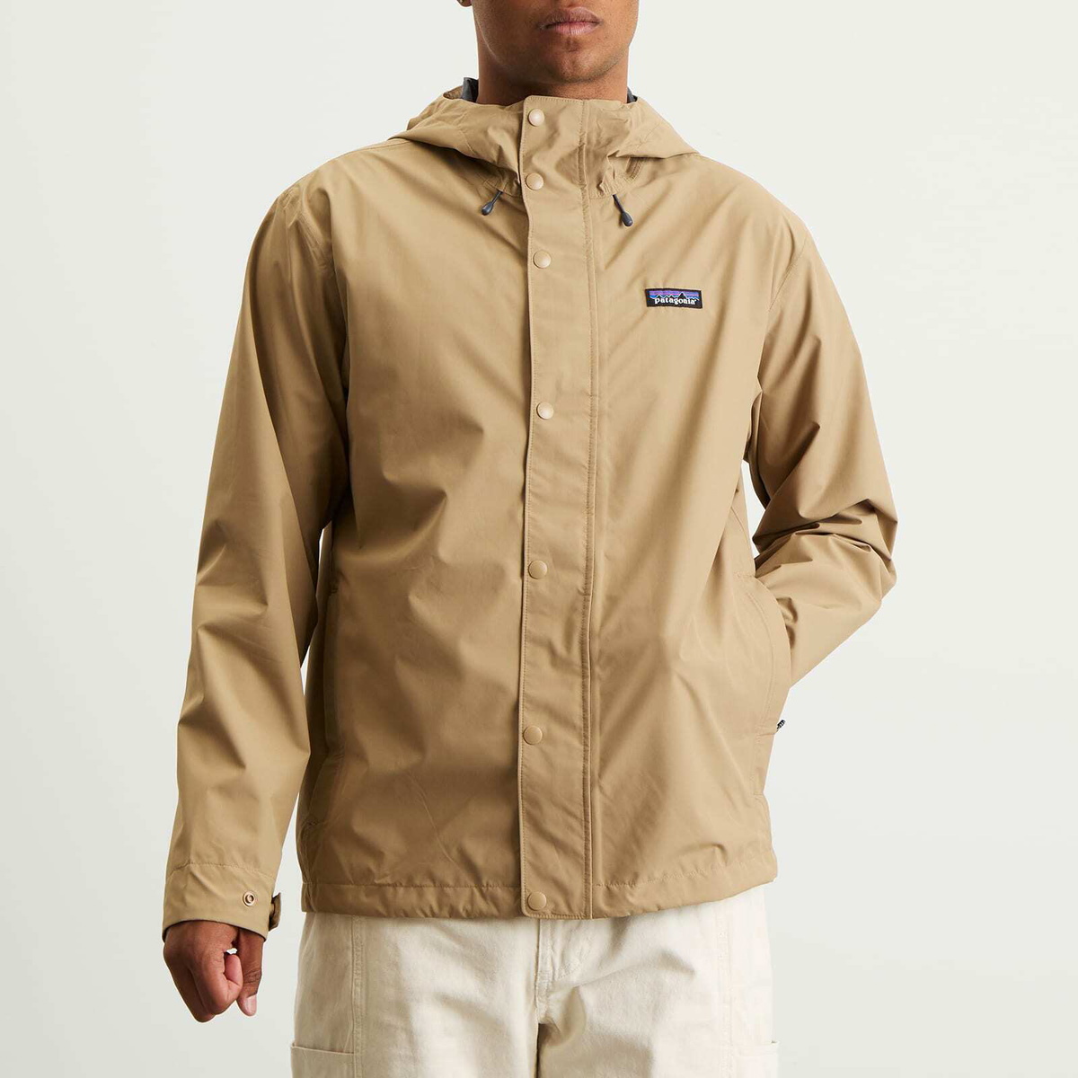 Patagonia Men's Jackson Glacier Rain Jacket in Slab Khaki