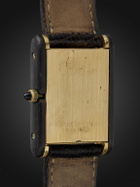 Stephanie Windsor - Cartier Vintage 1970s Must de Cartier Tank Palissandre de Rio Hand-Wound 25mm Stainless Steel and Rosewood Watch, ref. 21611 (Fits up to 7.5'' wrist)