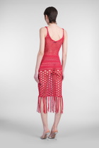 Laneus Dress Woman In Red Polyester