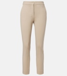 Max Mara Cropped jersey slim pants