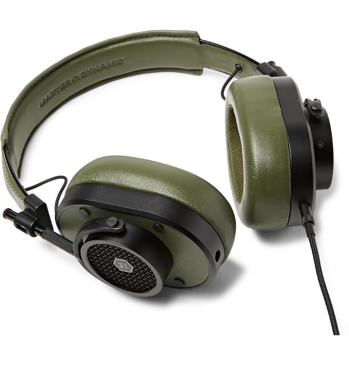 Photo: Master & Dynamic - MH40 Leather Over-Ear Headphones - Men - Army green