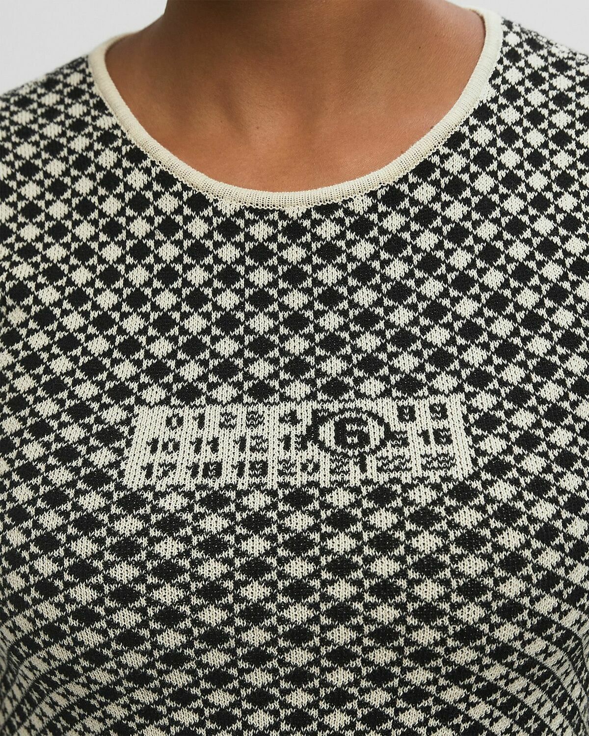 Maison Margiela MM6 CREWNECK Black Womens Pullover