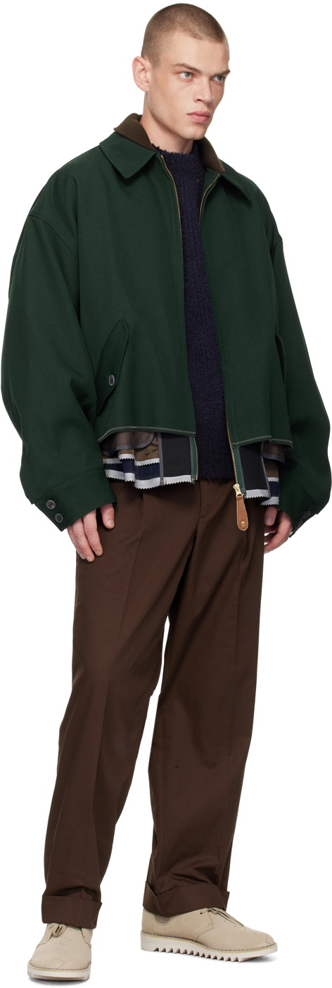 kolor Green Layered Jacket Kolor