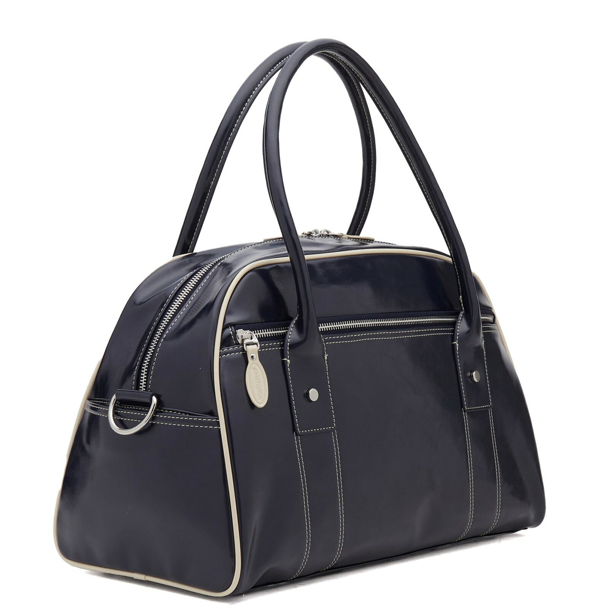 Peachy Den Women's Bowler Bag in Blueberry 