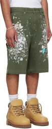 Gallery Dept. Green Platoon Painter Shorts