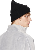 Alexander Wang Black Dome Logo Beanie