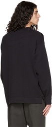 MHL by Margaret Howell Black Recycled Cotton Sweatshirt