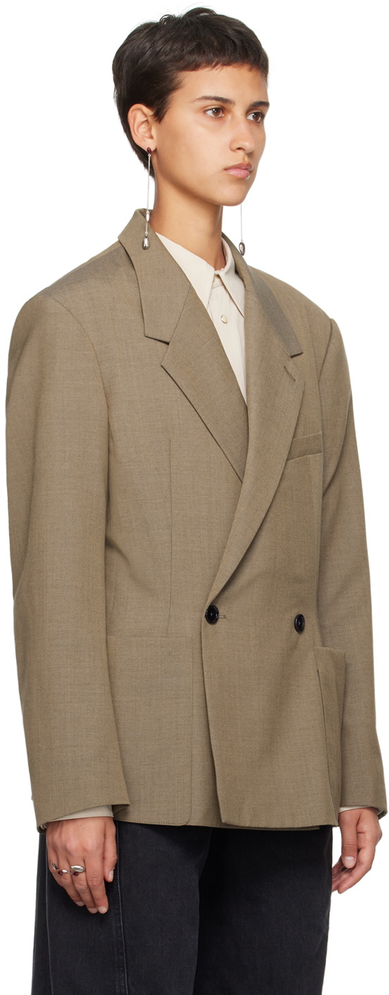 LEMAIRE Beige Soft Tailored Blazer Lemaire