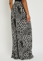 Norma Kamali Mens Pleat Leopard-print Stretch-jersey Trousers