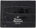 Vivienne Westwood Black Orb Card Holder
