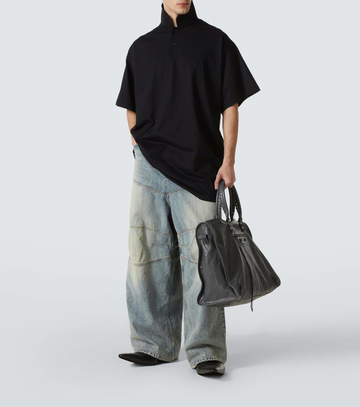 Balenciaga Le City leather duffel bag
