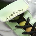 Acne Studios Men's Bolzter Football Sneakers in Grey/Green