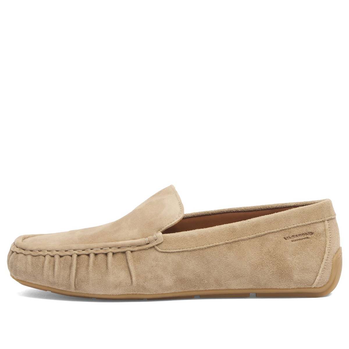 Vagabond Shoemakers Women's Mika Suede Boat Shoe in Nougat
