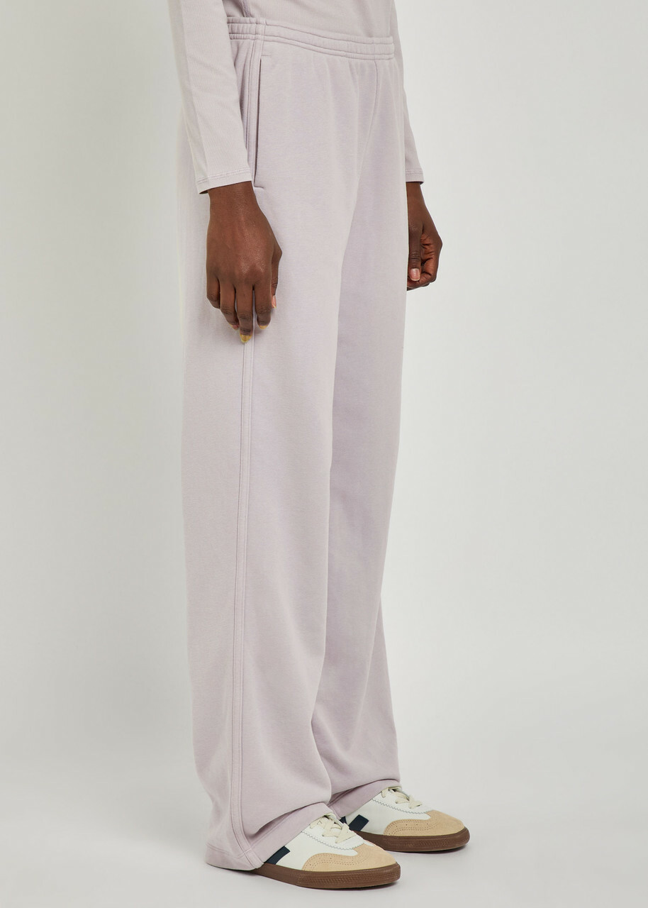 Vuori Sedona Straight-leg Cotton-blend Sweatpants Lilac