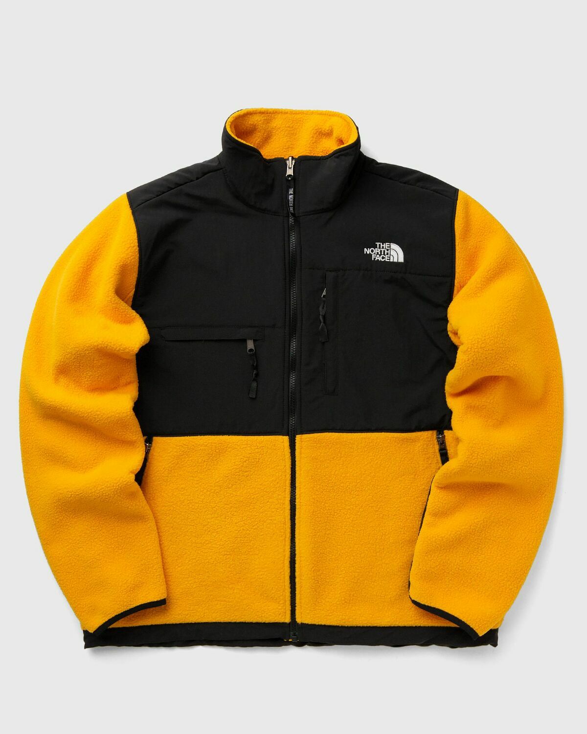 The North Face Retro Denali Jacket Black/Yellow Fleece Jackets