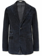 Massimo Alba - Raji Garment-Dyed Cotton-Corduroy Blazer - Blue