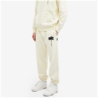 Palm Angels Men's Logo Sweatpants in Off White