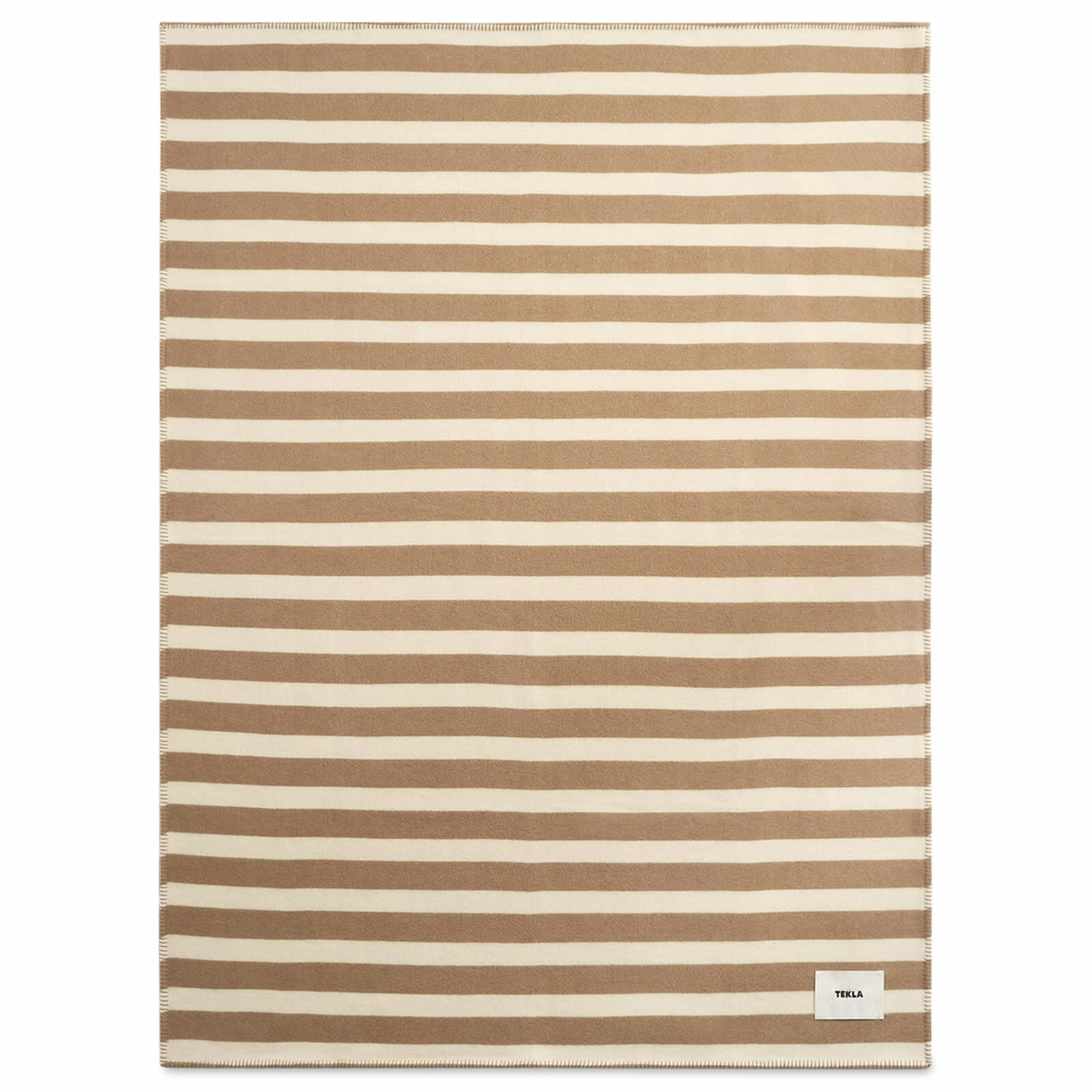 Tekla Fabrics Striped Lambswool Blanket in Hereford Stripes 