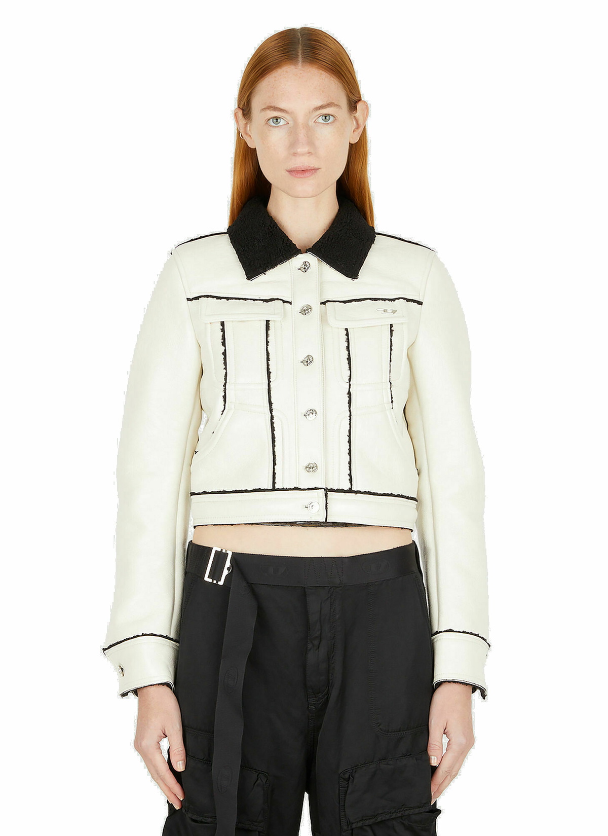 Wnolia Jacket in White Diesel