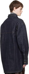Entire Studios Indigo Herculean Denim Shirt