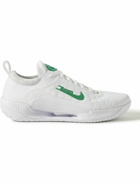 Nike Tennis - NikeCourt Air Zoom NXT Rubber-Trimmed Mesh Tennis Sneakers - White