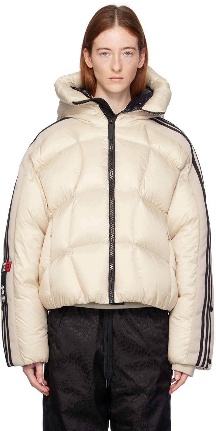 Moncler Genius Moncler x adidas Originals Beige Fusine Down Jacket ...