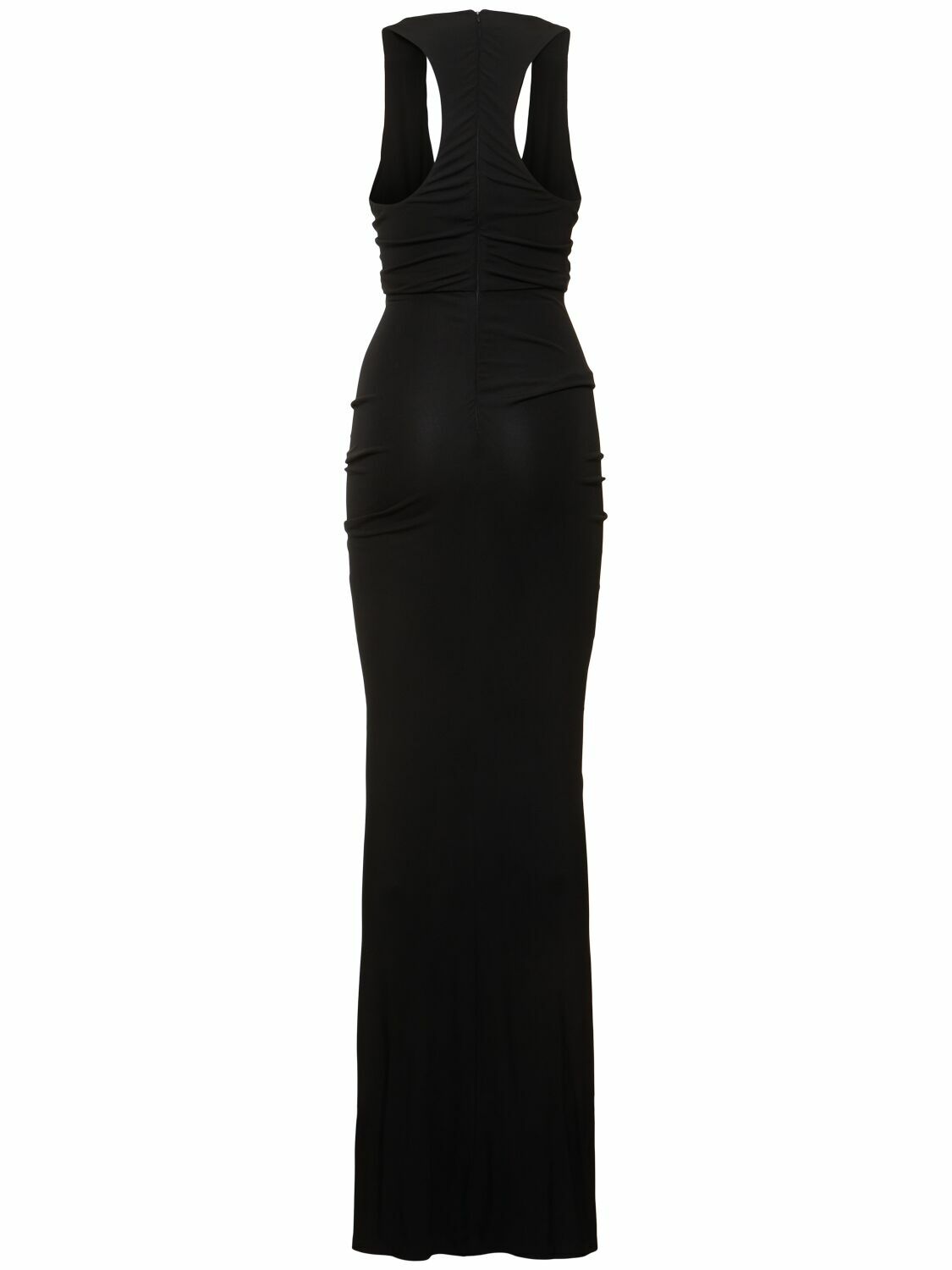 CHRISTOPHER ESBER Vivenda Draped Front Cutout Long Dress Christopher Esber