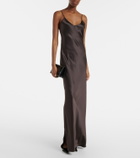Nili Lotan Cami silk charmeuse slip dress